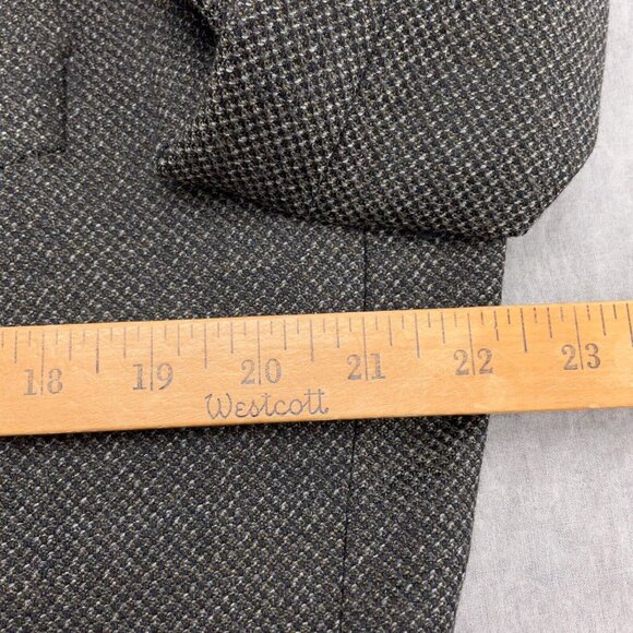 Pronto Uomo Blazer Men 42R Gray Tan Career Lanificio Galtes Wool Italy VTG‎ - Picture 5 of 14